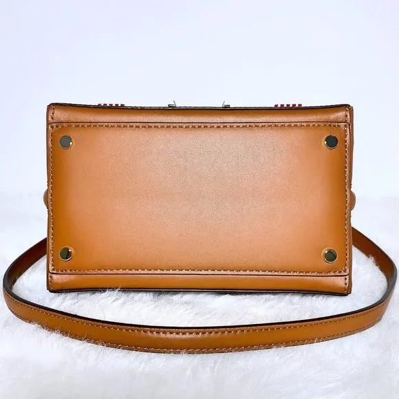 Kate Spade Gingerbread House Handbag & Gingerbread Man Keychain Charm NWT - Picture 9 of 15